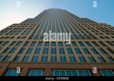 57 story Key Tower building in Downtown Cleveland Ohio sightseeing landmarks and tourist attractions Stock Photo