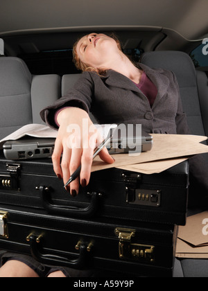Businesswoman in Car