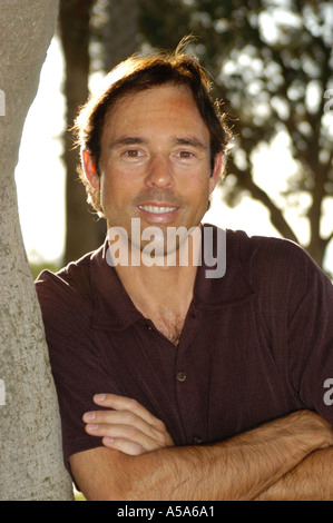 3120 Model released  Man smiling Stock Photo