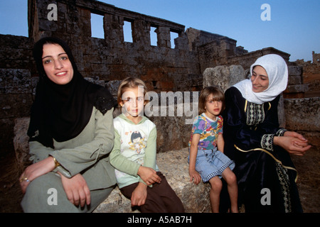 The remains of the ancient Byzantine structure in Aleppo Syria Stock Photo