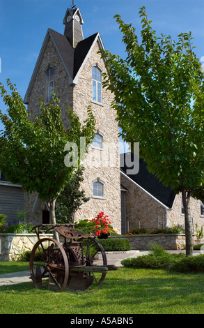 Scene from Vineland Estates Winery, Niagara region, Ontario Stock Photo