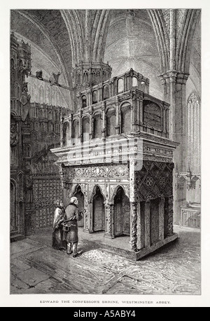 SHRINE OF EDWARD THE CONFESSOR, WESTMINSTER ABBEY - from 'Cassell's ...