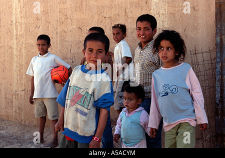 Children at the Saharawi refugee camp in Tindouf Algeria Stock Photo