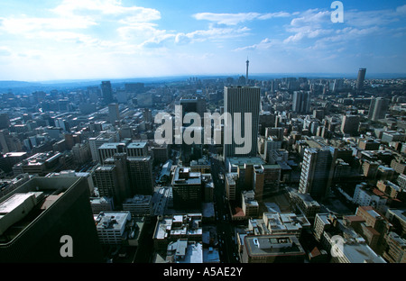 SOUTH AFRICA- Aerial view of Johannesburg Stock Photo - Alamy