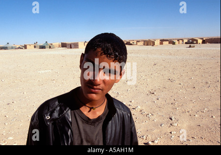A Sahrawi refugee in Tindouf Western Algeria Stock Photo