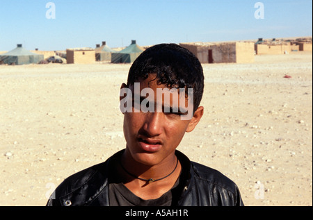 A Sahrawi refugee in Tindouf Western Algeria Stock Photo