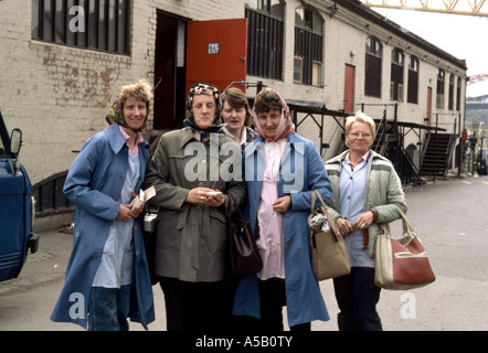 Women working in Sunderland Shipyard in the early 1980's Stock Photo