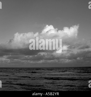 Storm clouds forming over ocean. Stock Photo