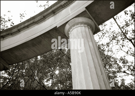 Strong architectural pillar detail. Stock Photo