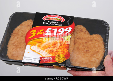 Bernard Matthews turkey escalopes value pack Stock Photo - Alamy