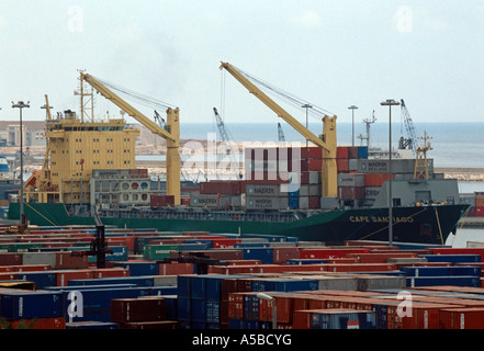 A ship anchored at the Port of Beirut Lebanon Stock Photo 