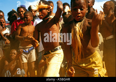 Children performing traditional Zulu dance, South Africa Stock Photo ...