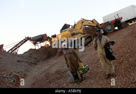 A diamond mine in South Africa Stock Photo