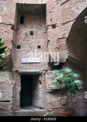 Curch of santa maria degli angeli and basilica in roman baths of the diocletian thermae, rome, italy, europe Stock Photo