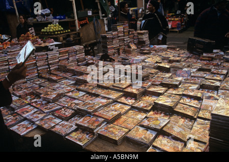 Cd s for sale in Brixton market London UK Stock Photo