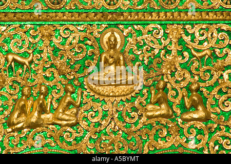 Sala Pha Bang Temple part of Royal Palace National Museum Luang Prabang Laos Stock Photo
