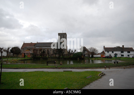 St Mary's Church, Haddenham, Buckinghamshire, UK Stock Photo