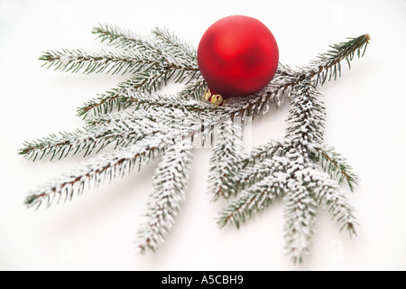 Christmas decoration, elevated view Stock Photo