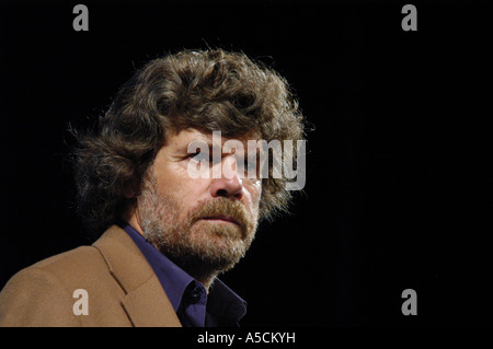 Famous Italian mountaineer and explorer Reinhold Messner Stock Photo