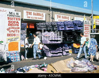 The Barras Market, Glasgow. Stock Photo