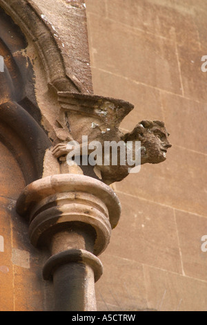 Gargoyle by front entrance to Arundel Cathedral Stock Photo