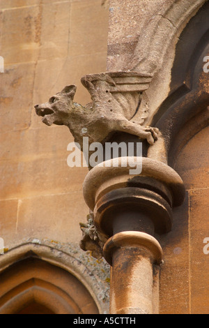 Gargoyle by front entrance to Arundel Cathedral, West Sussex. Stock Photo