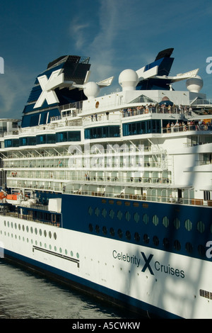 Scenic views of the Celebrity Cruise Lines Summit cruise ship Stock