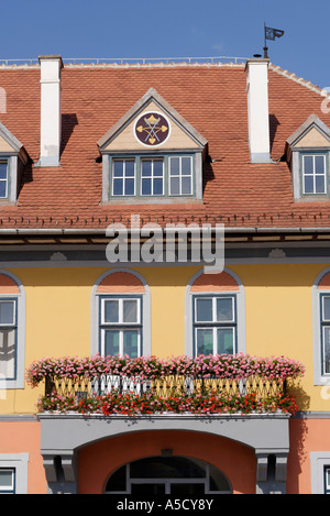 The Lutsch House (15th century) Piata Mare, Sibiu, Romania Stock Photo