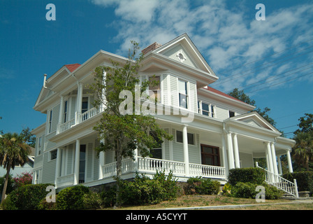Old Victorian house in Pensacola, Florida Gulf of Mexico Stock Photo