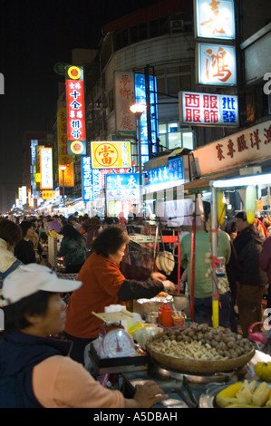 Stock photo of the Snake Alley Night Market in Taipei Taiwan Stock Photo