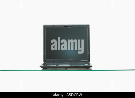 Laptop computer isolated on white background Stock Photo