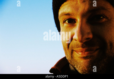 Smiling man, close up Stock Photo