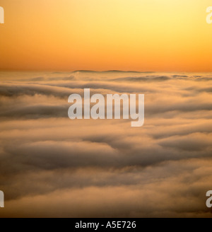 Axe Edge, near Buxton, from Mam Tor near Castleton, Peak District National Park, Derbyshire, England, UK. Stock Photo