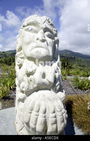 Mahuika Wairua, Maori Fire Goddess, Raglan, New Zealand. Stock Photo