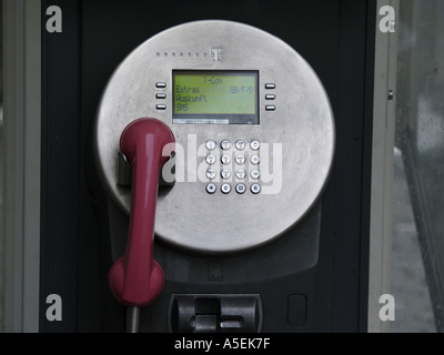 German telephone booth Stock Photo