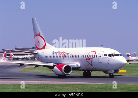 Boeing 737 operated by BMI Baby Stock Photo