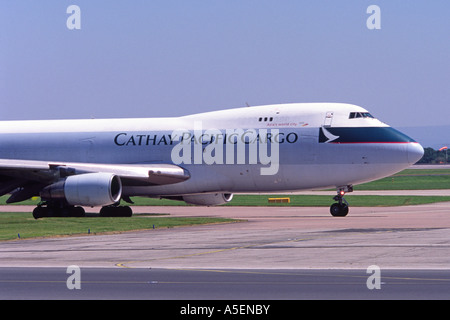 Boeing 747 operated by Cathay Pacific Cargo Stock Photo