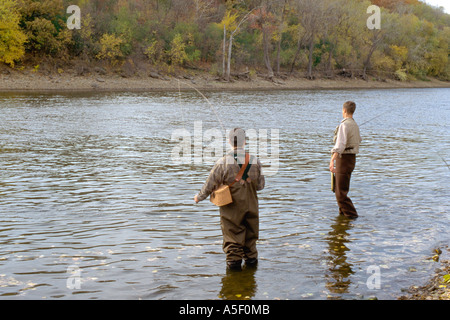 Two Teenage Boys Fishing Stock Photo