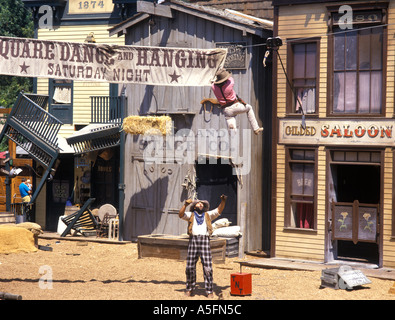 Wild West show at Disneyland in Anaheim California Stock Photo