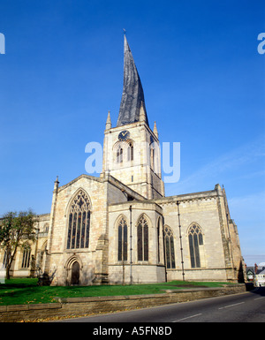Chesterfield Crooked Spire the St Marys and all Saints church in Derbyshire Distinctive for its crooked spire built around the