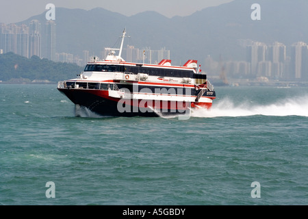 Hong Kong to Macau TurboJet Hydrofoil Hong Kong China Stock Photo