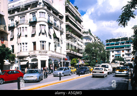 europe greece athens kolonaki square Stock Photo - Alamy