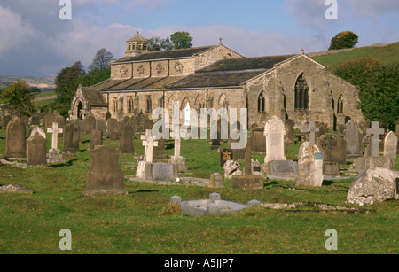 Linton Church, Wharfedale, Yorkshire Dales National Park, North Yorkshire, England, UK. Stock Photo