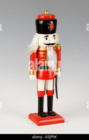 Nutcrackers from Erzgebirge Saxonia Germany from a private collection Stock Photo