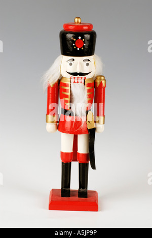 Nutcrackers from Erzgebirge Saxonia Germany from a private collection Stock Photo