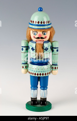 Nutcrackers from Erzgebirge Saxonia Germany from a private collection Stock Photo