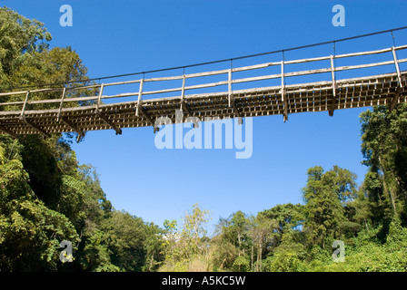 Suspension Bridge Kachin State Myanmar Stock Photo - Alamy