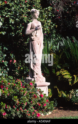 Statue in the Huntington Botanical Gardens San Marino California USA Stock Photo