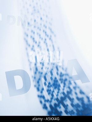 Composite image of DNA Stock Photo