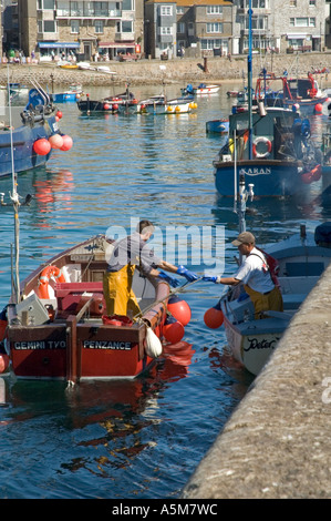 st.ives harbour in cornwall,england Stock Photo